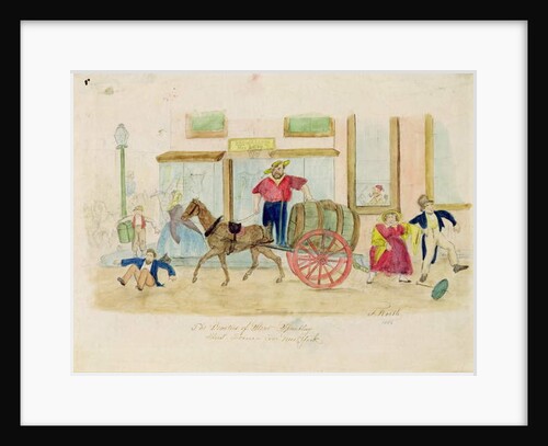 The Beauties of Street Sprinkling, New York City, 1856 by Thomas Worth