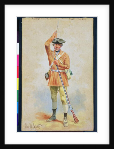 Uniforms of the American Revolution: 1777 Private Field Dress from the 1st Georgia Continental Infantry by Charles MacKubin Lefferts