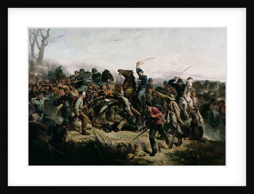 The Cavalry Charge of Lt. Henry B. Hidden, 1862 by Victor Nehlig