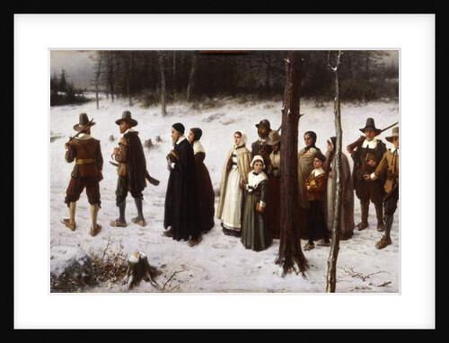 Pilgrims Going to Church, 1867 by George Henry Boughton