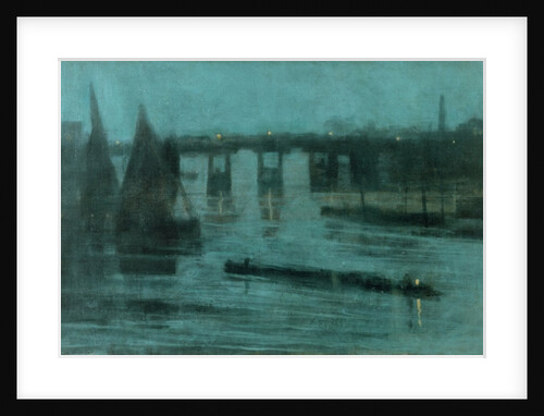 Nocturne, Old Battersea Bridge, 1885 by Walter Greaves