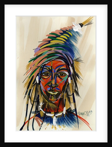 Am I an Aborigin 1, 2008 by Oglafa Ebitari Perrin