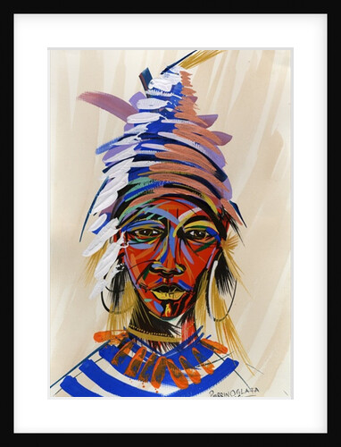Am I an Aborigin 2, 2008 by Oglafa Ebitari Perrin
