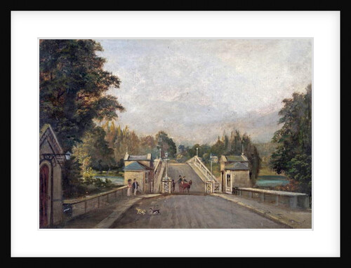 Old Richmond Bridge, 1779 by English School