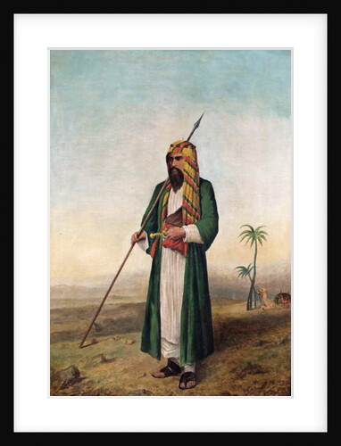 Sir Richard Burton in Arab dress, c.1853 by Borgo Caratti