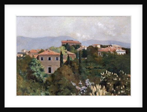 Hilltop houses in Trieste, c.1889 by Albert Letchford
