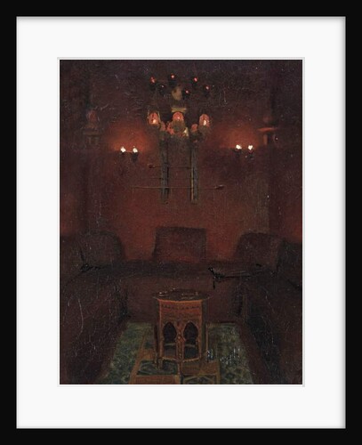 Interior of Sir Richard Burton's chapel, 1889 by Albert Letchford