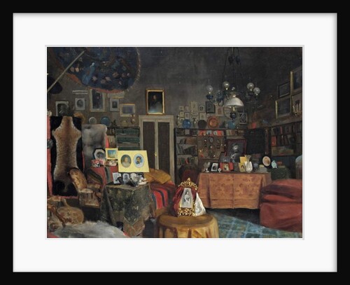 Sir Richard Burton's Study, 1889 by Albert Letchford