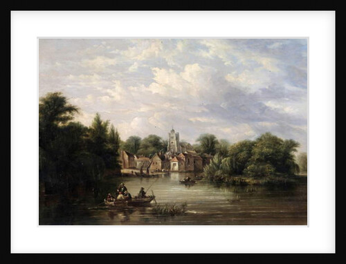 Twickenham Church, the Embankment and Eel Pie Island, Middlesex, after 1713 by English School