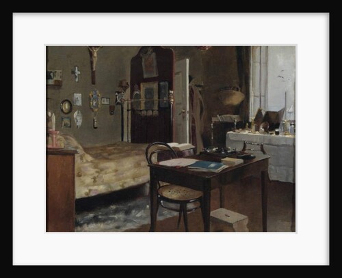 Interior of Sir Richard Burton's Bedroom, 1889 by Albert Letchford