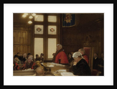 Councillor Norton Courlander in the Town Hall, Richmond by English School