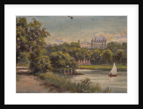 Richmond Hill and the Star and Garter from Middlesex bank by James Lewis