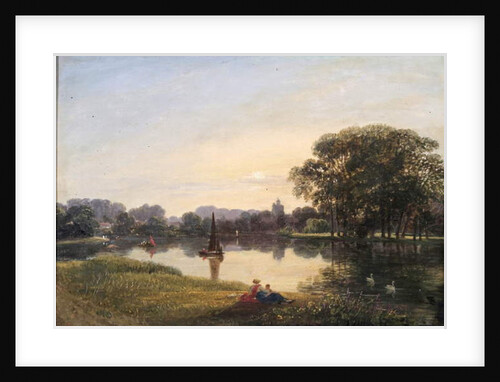 The River at Chiswick, c.1800 by Augustus Wall Callcott