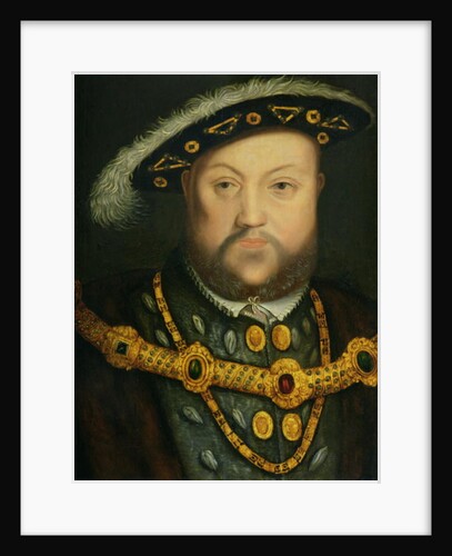 Portrait of Henry VIII in a Jewelled Chain and Fur Robes by The Younger Hans Holbein