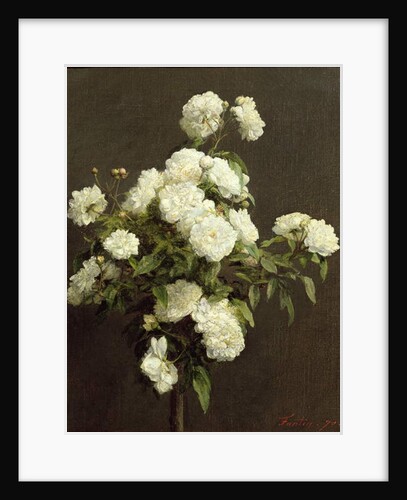 White Roses, 1870 by Ignace Henri Jean Fantin-Latour