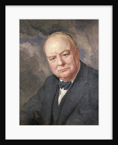 Portrait of Winston Churchill by Margery Forbes
