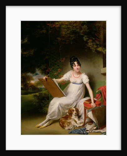 Portrait of a Seated Lady by George Francis Joseph