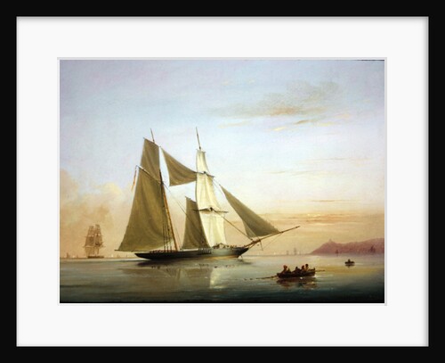 The 'Kestral', R.Y.S., Becalmed Offshore by Nicholas Matthews Condy