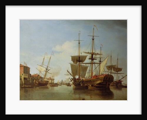 Shipping on the Thames at Rotherhithe, c.1753 by Samuel Scott