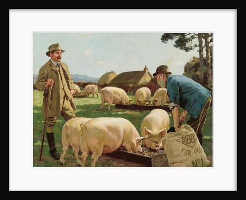 Farmyard Scene, 1927 by William Gunning King