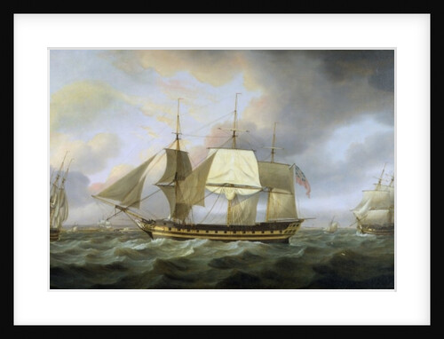 The Honourable E.I. Company's Ship 'Belvedere', Captain Charles Christie Commander, 1800 by Thomas Luny