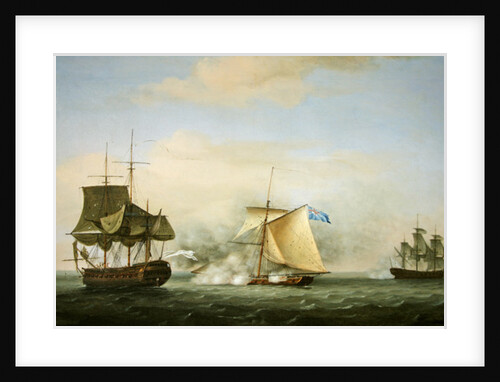 A French Man of War Surrendering by Dominic Serres