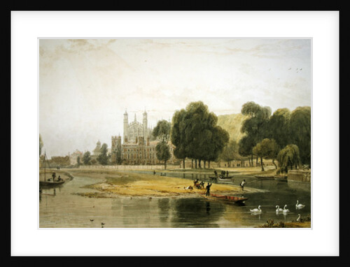 Eton College, 1827 by William Daniell