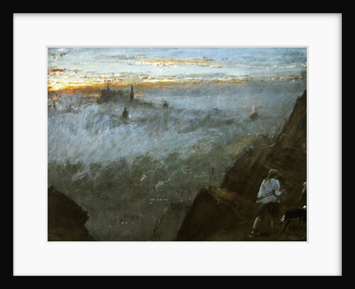 Edinburgh from Salisbury Crags, 1917 by Albert Goodwin