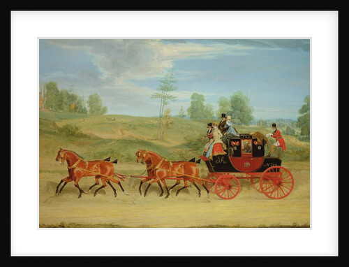 The Manchester and London Royal Mail Coach by James Pollard