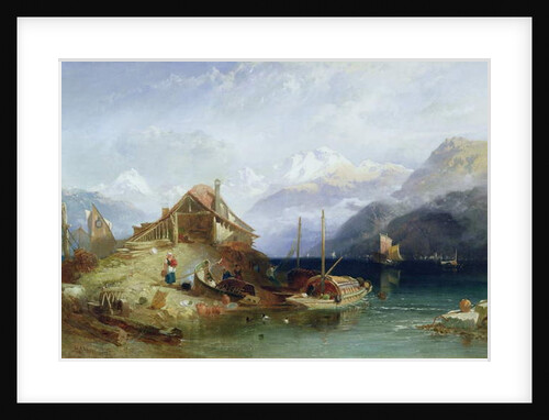 Lake Thun, 1852 by Harry John Johnson