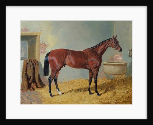 Mr S. Wrather's 'Nutwith' in a stable by John Frederick Herring Snr