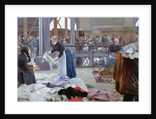 Le Carreau du Temple, Paris, 1890 by Luis Jimenez y Aranda