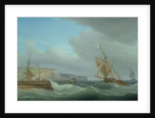Shipping off Dover, c.1760 by Thomas Whitcombe