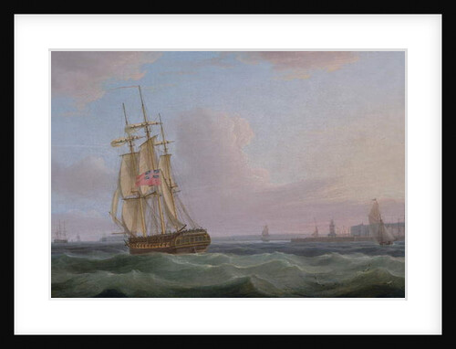 Shipping off Dover, c.1760 by Thomas Whitcombe