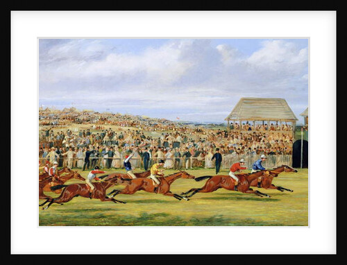 The Finish of the 1862 Derby, 1862 by Samuel Henry Alken
