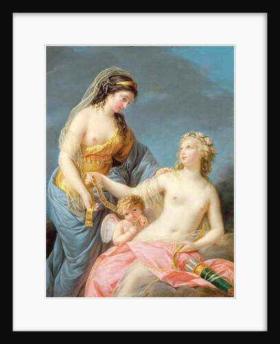 Portrait of Emma Hart as a Sybil by Elisabeth Louise Vigee-Lebrun