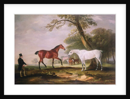 Hunters at Melton Mowbray, 1826 by John E. Ferneley