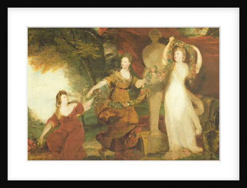 Study for the three daughters of Sir William Montgomery, c.1773 by Joshua Reynolds