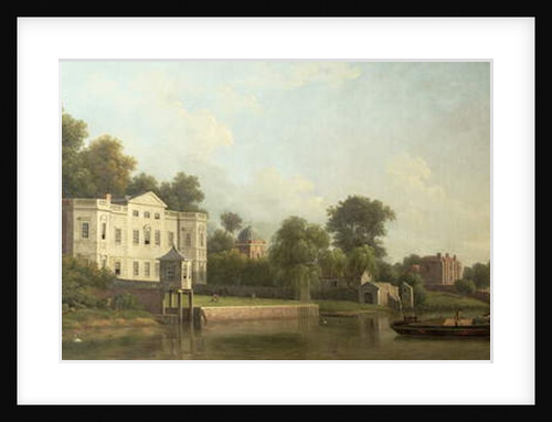 A View of Pope's Villa on the River Thames at Twickenham by Samuel Scott