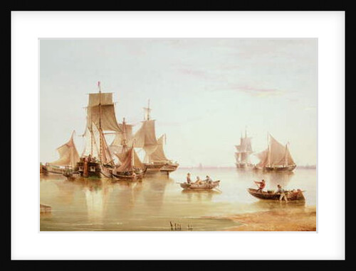 Ships in a Calm, 1873 by Henry Redmore