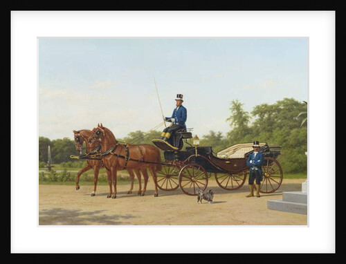 The Awaiting Carriage, 1865 by Willem Carel Nakken