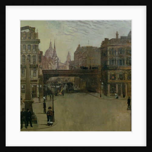 Ludgate Hill, 1884 by Heinrich Wilhelm Truebner