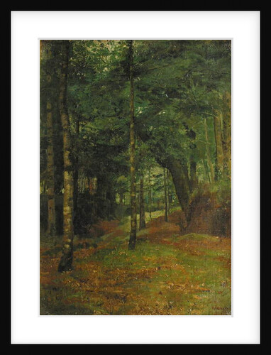 Study of sun shining through the trees, Concarneau by William Stott