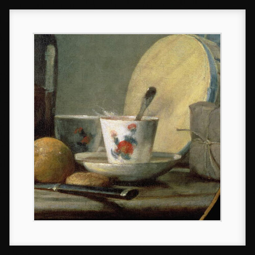 Jar of Apricots, 1758, detail by Jean-Baptiste Simeon Chardin