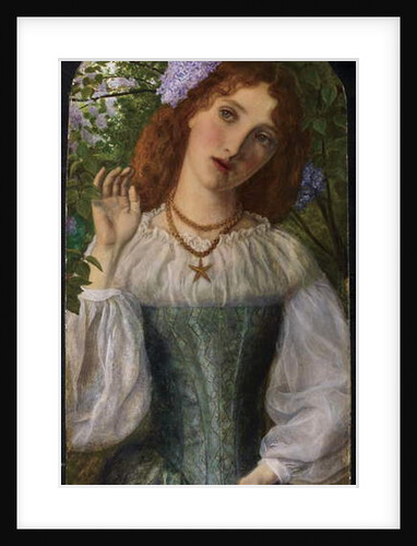 The Lady with the Lilacs, 1863 by Arthur Hughes