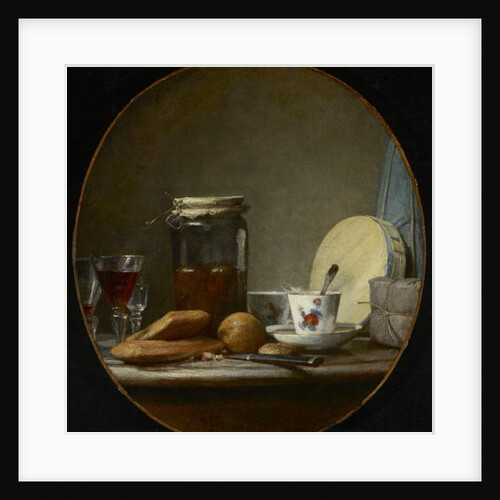 Jar of Apricots, 1758 by Jean-Baptiste Simeon Chardin