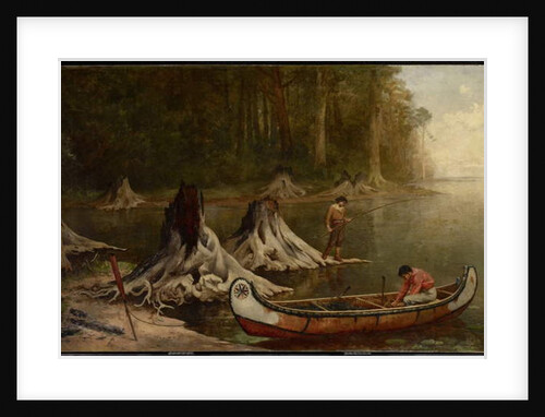 Relics of the Primaeval Forest, Canada, 1885 by Frances Anne Hopkins