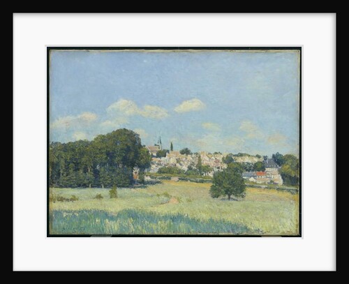Vue de Marly-le-Roi, effet de soleil by Alfred Sisley