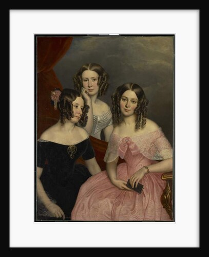 The Three Robinson Sisters, 1846 by George Theodore Berthon