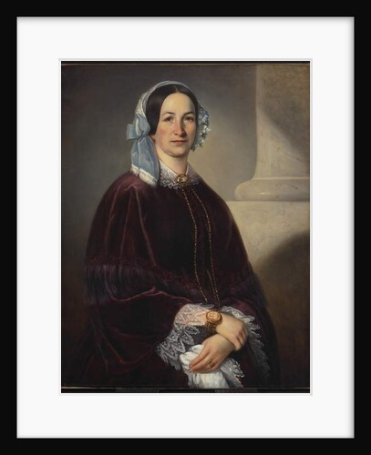 Madame Isaac Dorion, née Adélaide Huot dite St-Laurent, c.1854 by Theophile Hamel